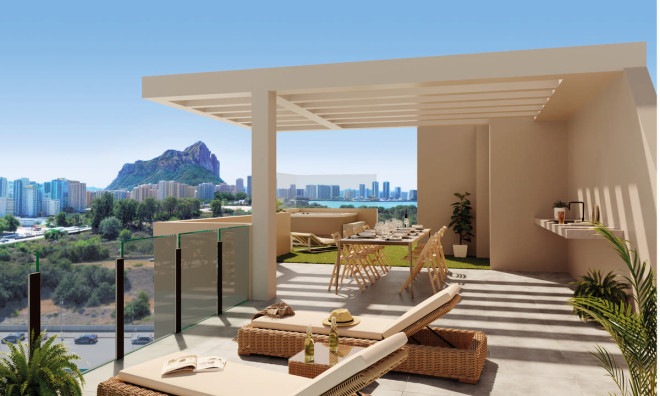 Nybyggnation - Takvåning -
Calpe