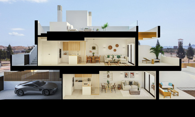 Nouvelle construction - high-bungalow -
 - Los Alcázares