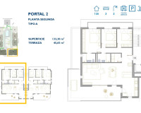 Новое здание - Квартира / квартира -
San Pedro del   Pinatar - San Pedro del Pinatar 