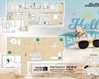 Nouvelle construction - Appartement -
La Manga Del Mar Menor - La Manga